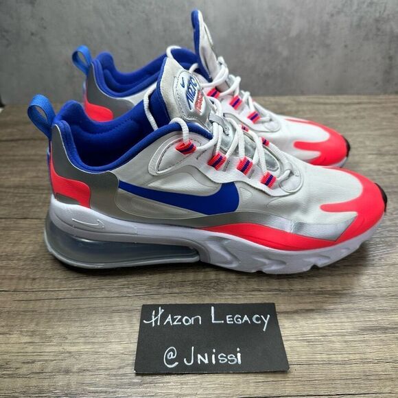 Nike~Women’s~Air Max 270 React Pink/Blue Sneakers(CW3094-100)~Size 8.5 - Picture 2 of 8